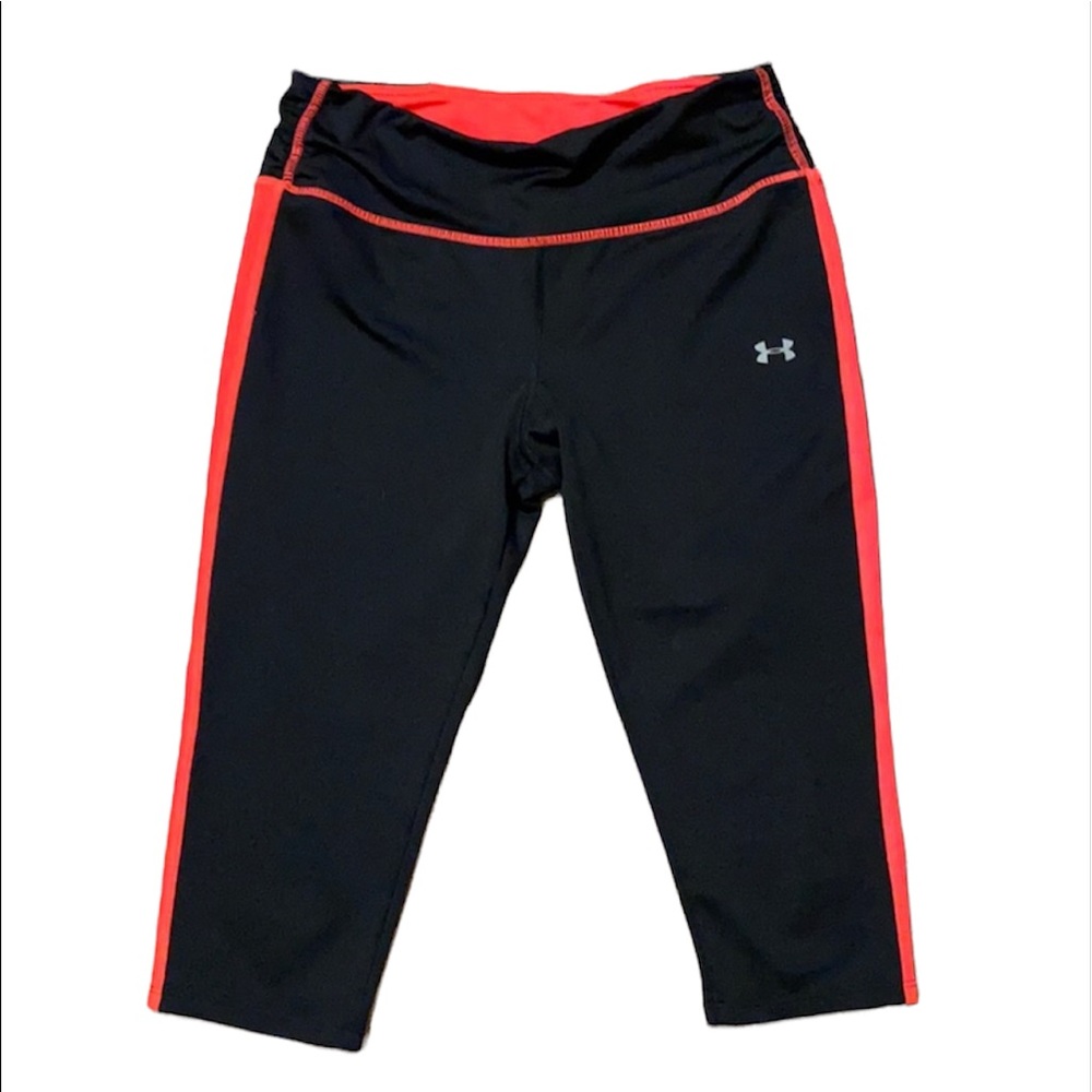 UNDER ARMOUR neon accent run Capri tights
